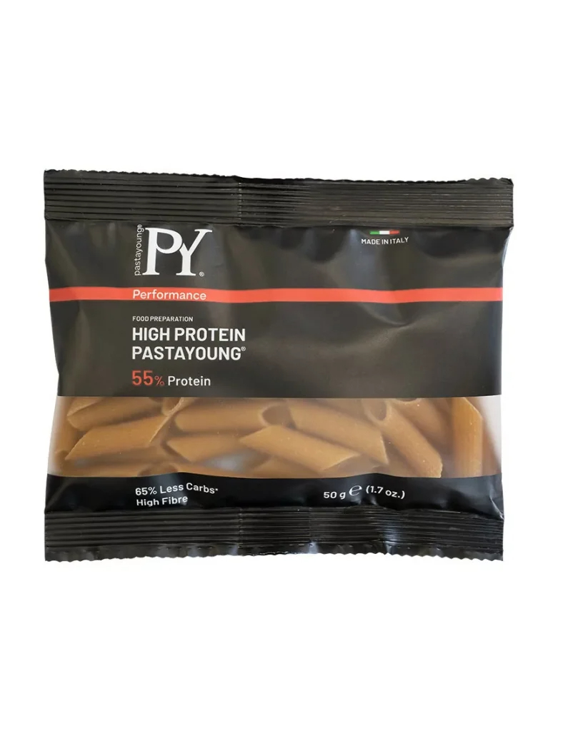 Pâtes Penne Rigate Protéines 55% Pasta Young 50 g