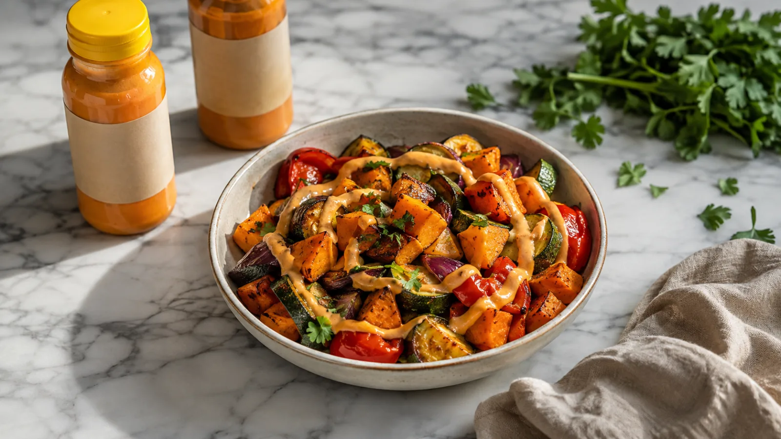 Sauces zéro calorie : relever ses plats sans casser son déficit