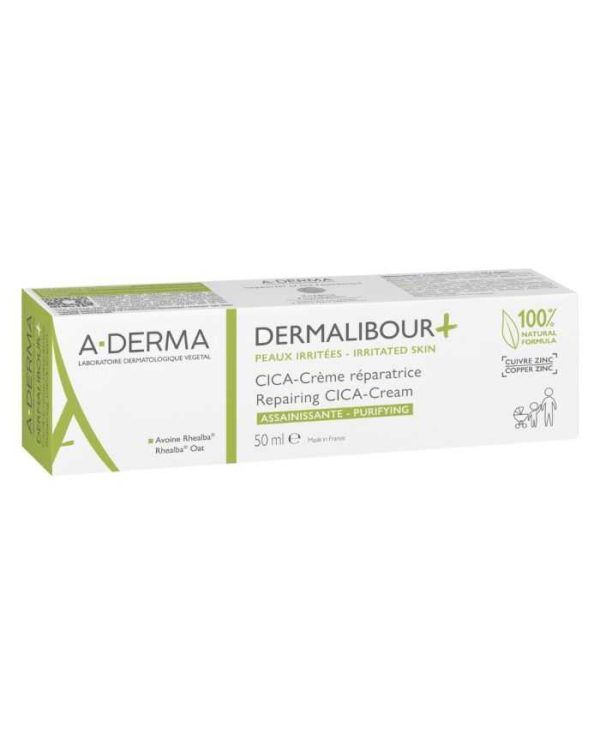 A-Derma Dermalibour+ Cica Crème Réparatrice – 50 ml