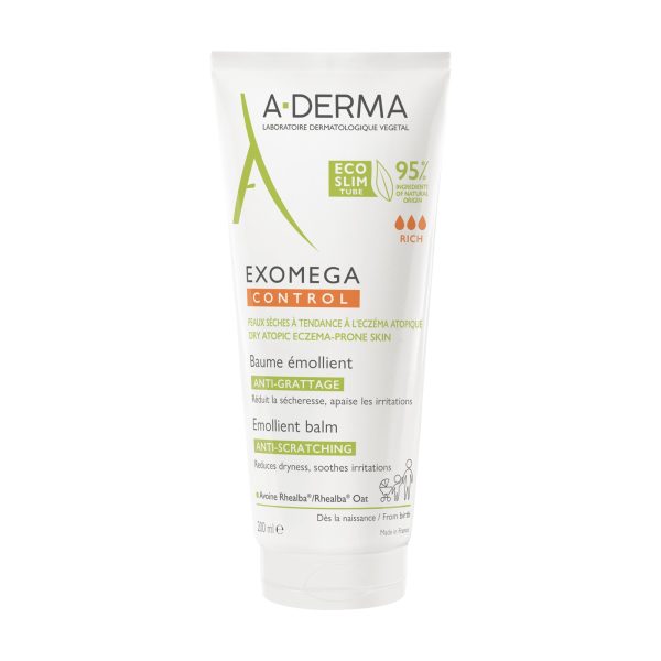 A-Derma Exomega Control Baume Émollient Anti Grattage – 200 ml
