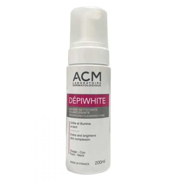 ACM Dépiwhite Mousse Nettoyante Éclaircissante – 200 ml