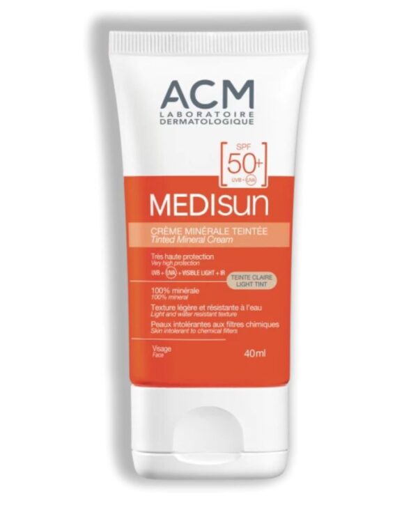 ACM Medisun Crème Minérale Teintée SPF 50+ — Claire – 40 ml