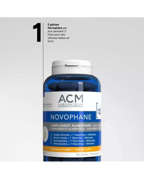 ACM Novophane Cheveux et Ongles – 180 gélules