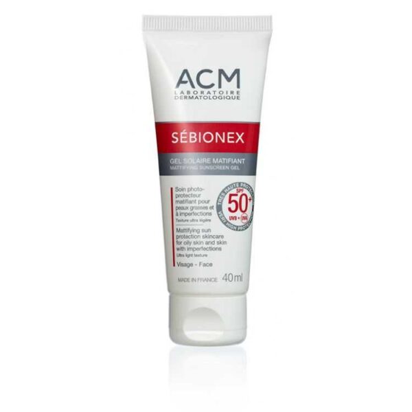 ACM Sébionex Gel Solaire Matifiant SPF 50+ – 40 ml