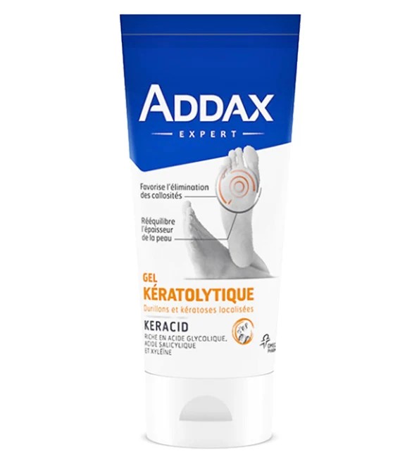 Addax Keracid Gel Kératolytique Pieds – 50 ml