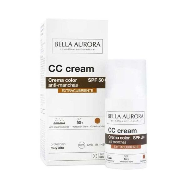Bella Aurora CC Cream Anti-Taches Extra-Couverte SPF 50+ – 30 ml