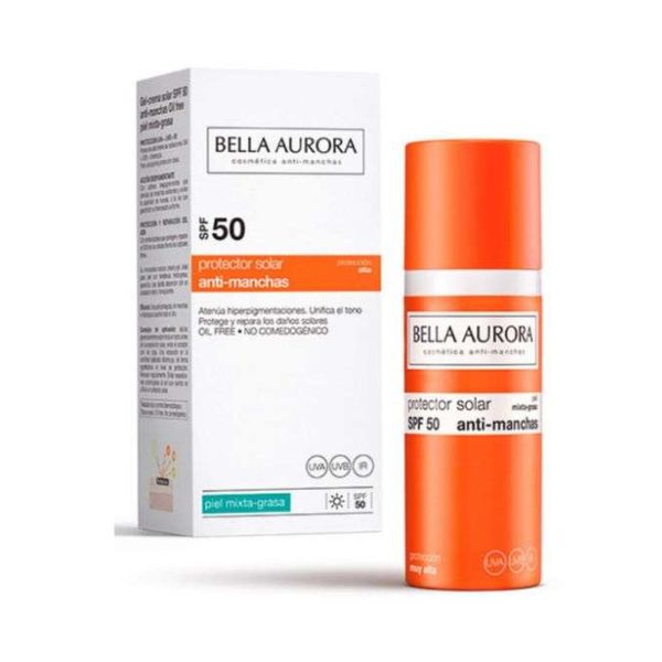 Bella Aurora Écran Dépigmentant SPF 50 Peaux Mixtes à Grasses – 50 ml