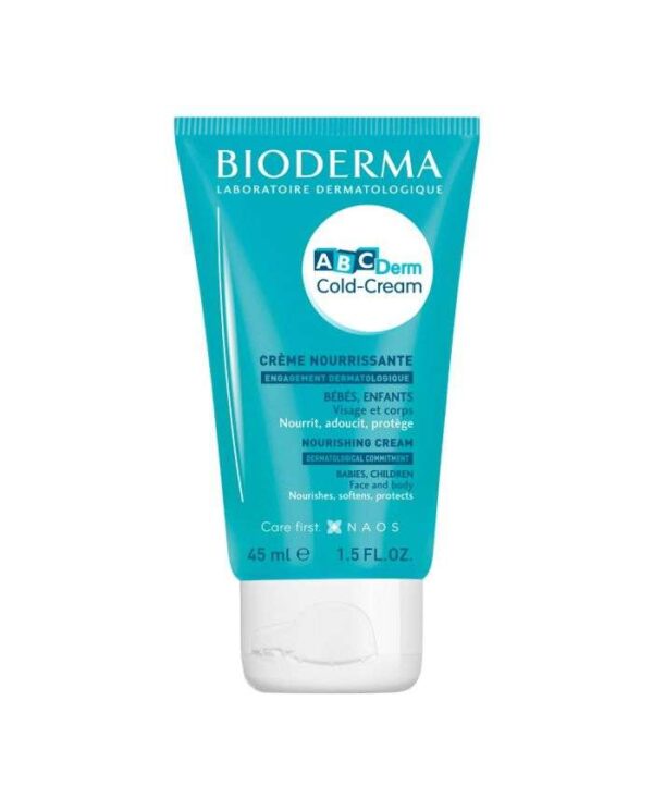 Bioderma ABCDerm Cold Cream Crème Nourrissante Visage et Corps – 45 ml
