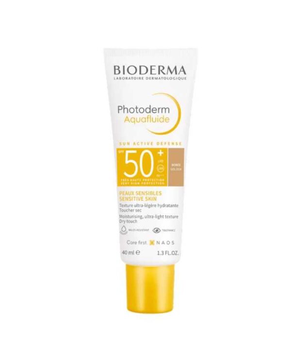 Bioderma Photoderm Aquafluide SPF 50+ — Dorée – 40 ml