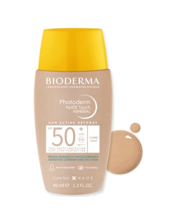 Bioderma Photoderm Nude Touch SPF 50+ — Claire – 40 ml