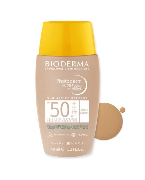 Bioderma Photoderm Nude Touch SPF 50+ — Dorée – 40 ml