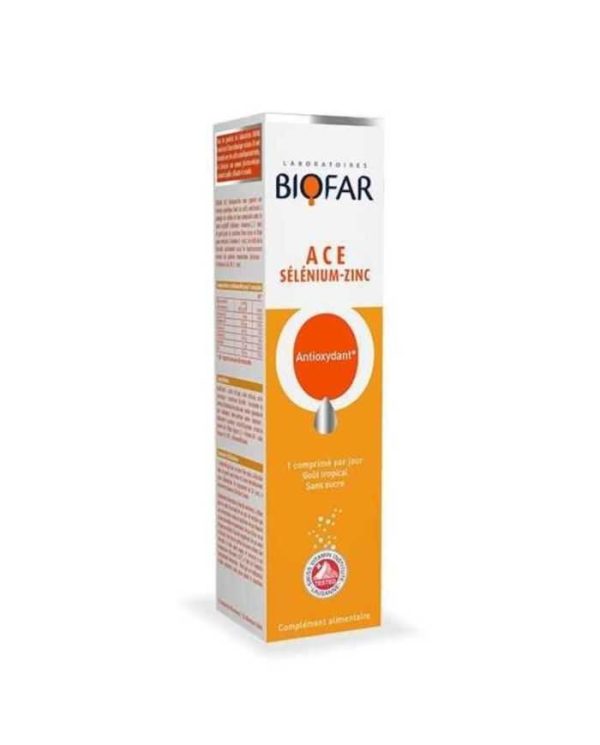 Biofar ACE Sélénium – 20 comprimés effervescents