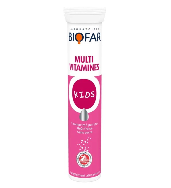 Biofar Multivitamines Enfants – 20 comprimés effervescents