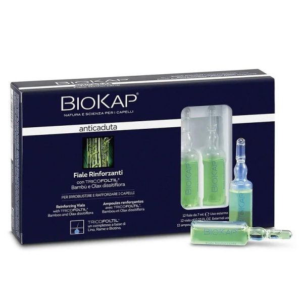 BioKap Ampoules Fortifiantes Anti-Chute – 12 × 7 ml