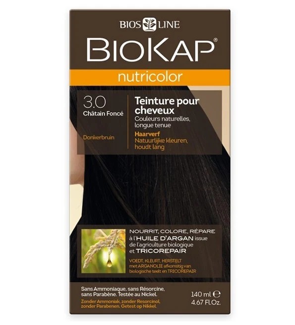 BioKap Nutricolor Coloration 3.0 Châtain foncé