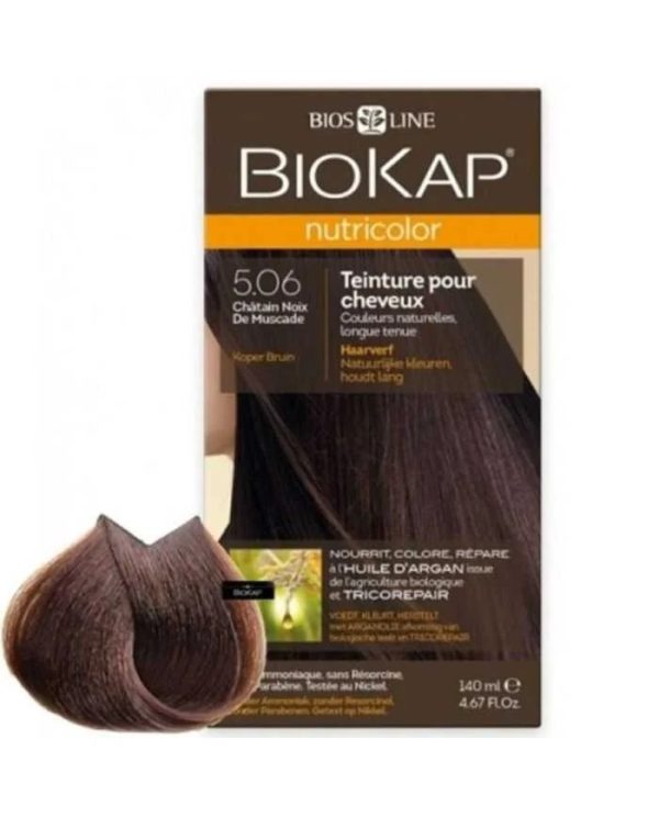 BioKap Nutricolor Coloration 5.06 Châtain noix de muscade
