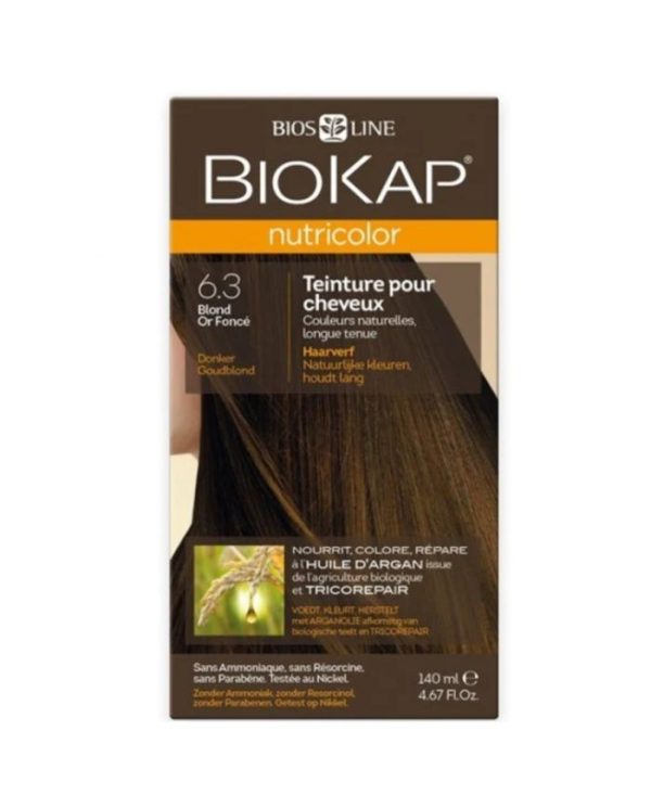 BioKap Nutricolor Coloration 6.3 Blond foncé doré