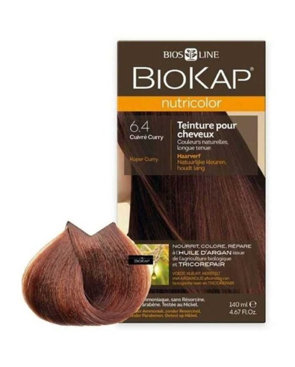 BioKap Nutricolor Coloration 6.4 Blond cuivré curry – 140 ml