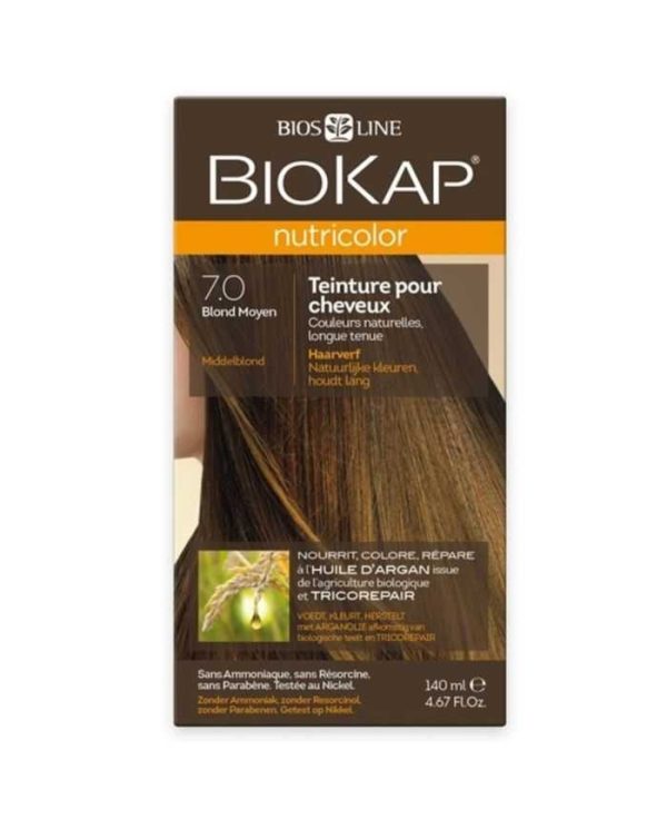 BioKap Nutricolor Coloration 7.0 Blond moyen naturel