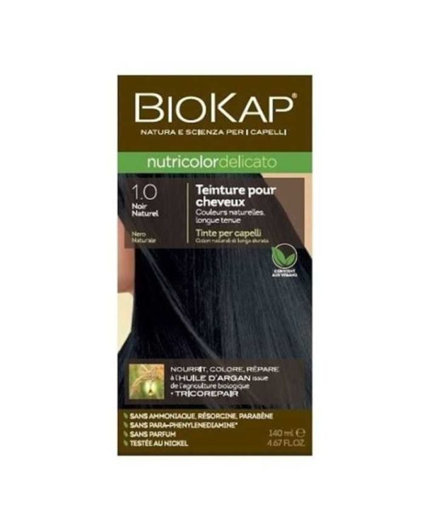 BioKap Nutricolor Delicato Coloration 1.0 Noir naturel