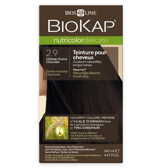 BioKap Nutricolor Delicato Coloration 2.9 Châtain foncé chocolat