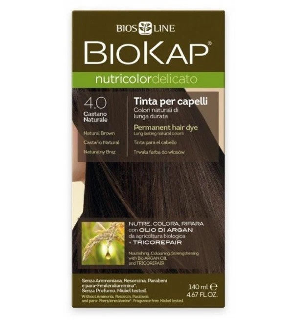 BioKap Nutricolor Delicato Coloration 4.0 Châtain naturel