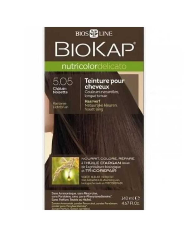 BioKap Nutricolor Delicato Coloration 5.05 Châtain noisette