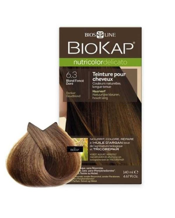 BioKap Nutricolor Delicato Coloration 6.3 Blond foncé doré