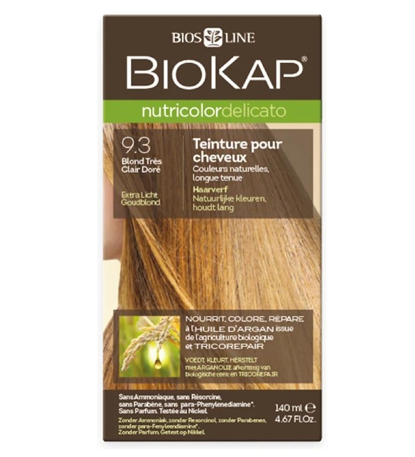 BioKap Nutricolor Delicato Coloration 9.3 Blond extra clair doré