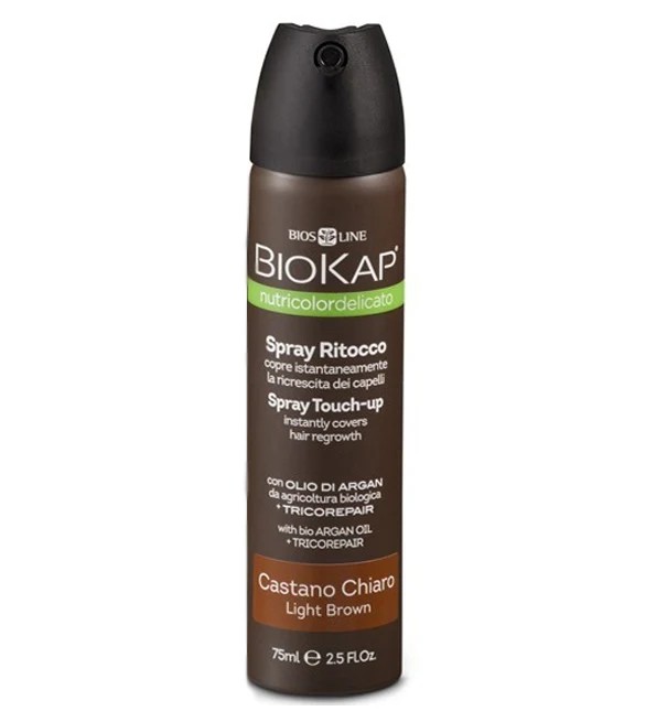 BioKap Spray Retouche Châtain clair – 75 ml