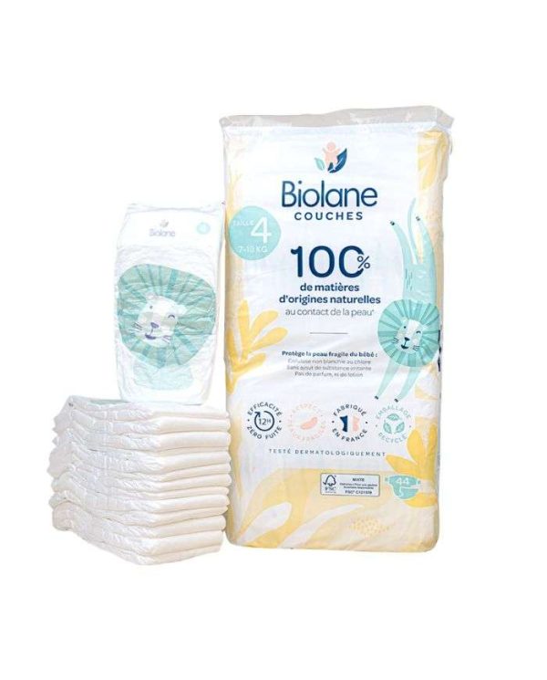 Biolane Couches Taille 4 (7-18 kg) – 44 unités