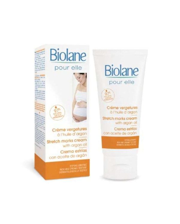 Biolane Pour Elle Crème Vergetures à l'huile d'argan – 200 ml