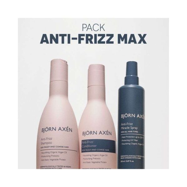 Björn Axén Pack Anti-Frizz Max Shampoo+ Conditioner + Spray