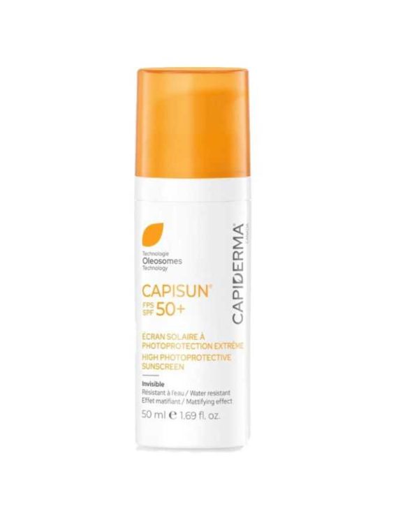 Capiderma Capisun Écran Solaire Invisible SPF 50+ – 50 ml