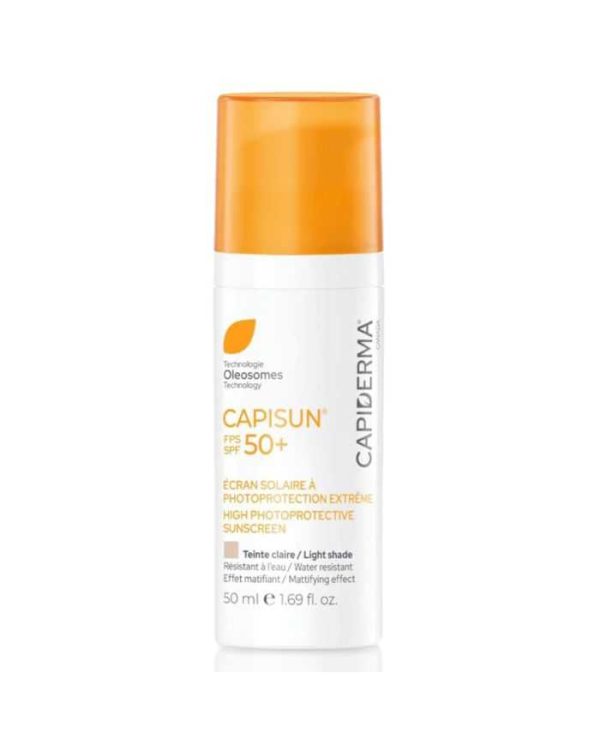 Capiderma Capisun Écran Solaire Teinté Clair SPF 50+ – 50 ml