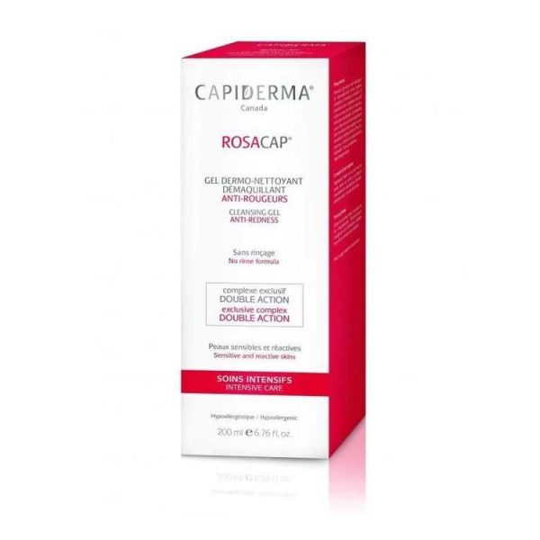 Capiderma Rosacap Gel Dermo-nettoyant Anti-rougeurs – 200 ml