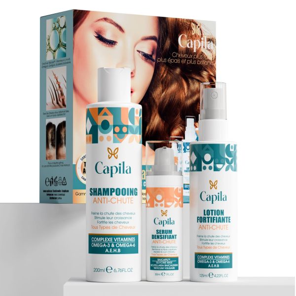 Capila Pack Anti-Chute Shampooing 200 ml + Lotion 125 ml + Sérum 30 ml