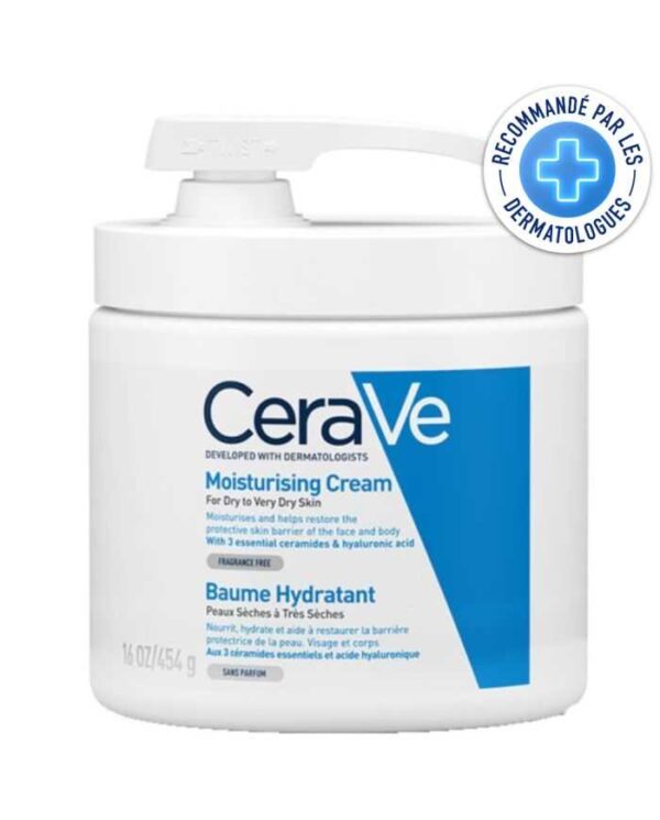CeraVe Baume Hydratant avec Pompe – 454 g