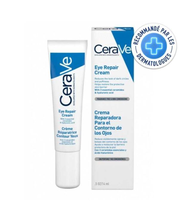 CeraVe Crème Réparatrice Contour des Yeux – 14 ml