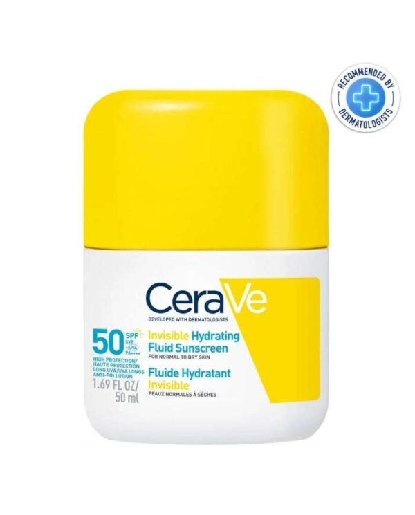 CeraVe Fluide Solaire Hydratant Invisible SPF 50 – 50 ml