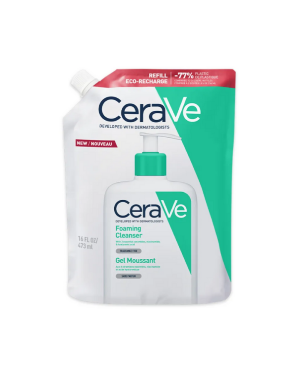 CeraVe Gel Moussant Éco-Recharge – 473 ml
