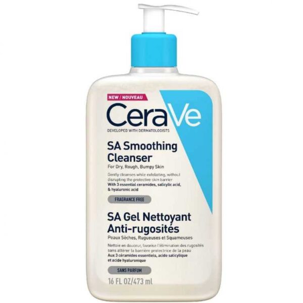 CeraVe SA Gel Nettoyant Anti-Rugosités – 473 ml
