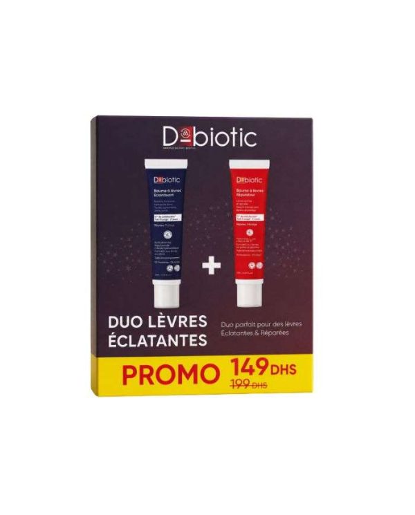 D-biotic Duo Lèvres Éclatantes – 2 baumes