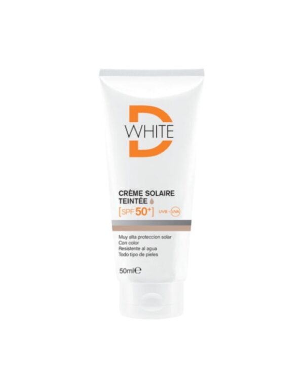 D-White Crème Solaire Teintée Claire SPF 50+ – 50 ml