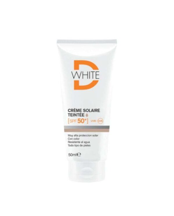 D-White Crème Solaire Teintée Medium SPF 50+ – 50 ml
