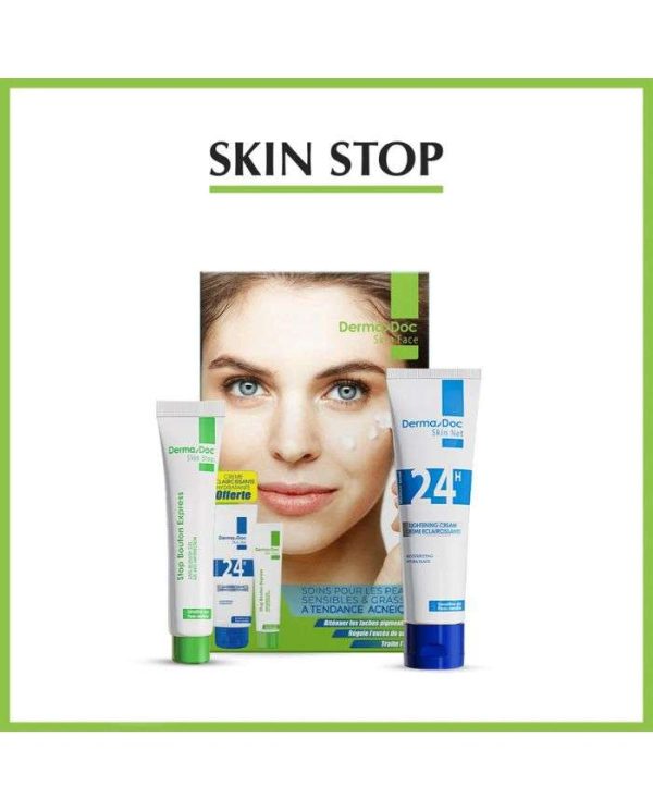 Dermadoc Coffret Skin Stop Boutons Express – 15 ml + crème 50 ml