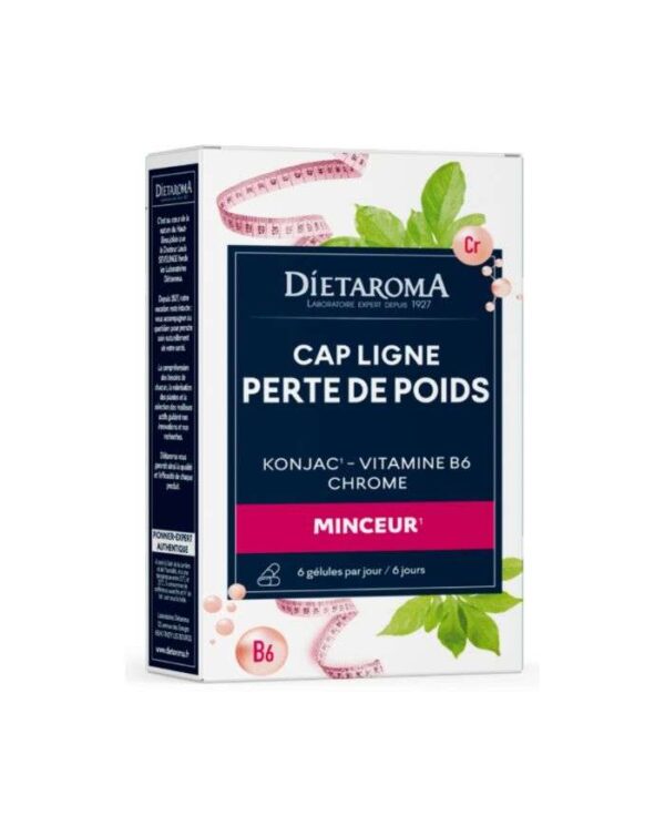Dietaroma Cap Ligne Konjac Chrome – 40 gélules