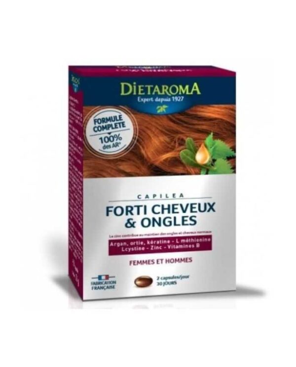 Dietaroma Capiléa Forti Cheveux et Ongles – 60 capsules