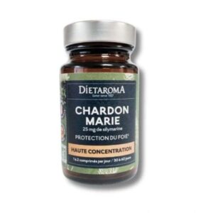 Dietaroma Chardon-Marie 25 mg de Silymarine Bio – 60 comprimés – photo du produit