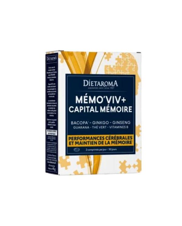 Dietaroma Mémo’Viv Capital Mémoire – 60 comprimés